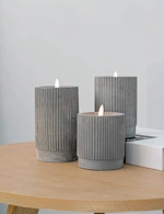 unique led wax candle